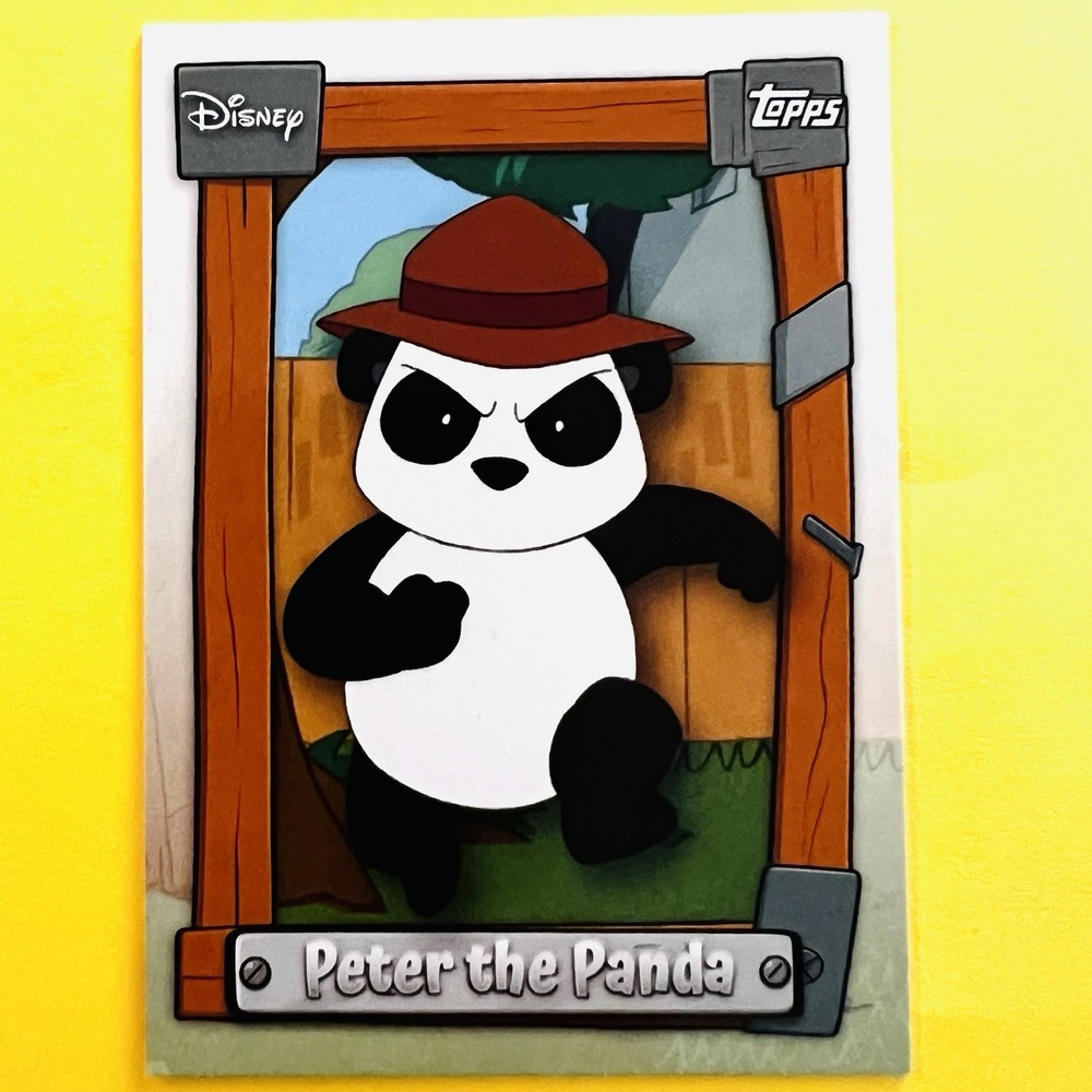 2026 Topps Disney Neon Peter the Panda P&F-19 Phineas and Ferb Insert Card